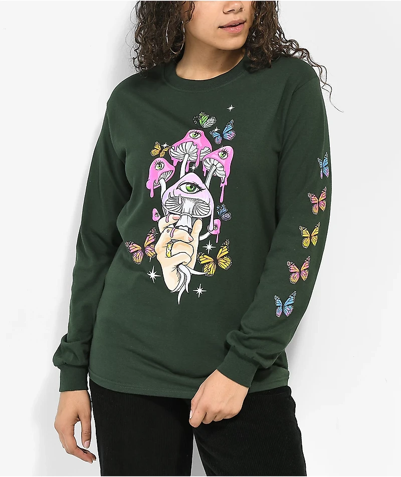 DGK Psych Green Long Sleeve T-Shirt