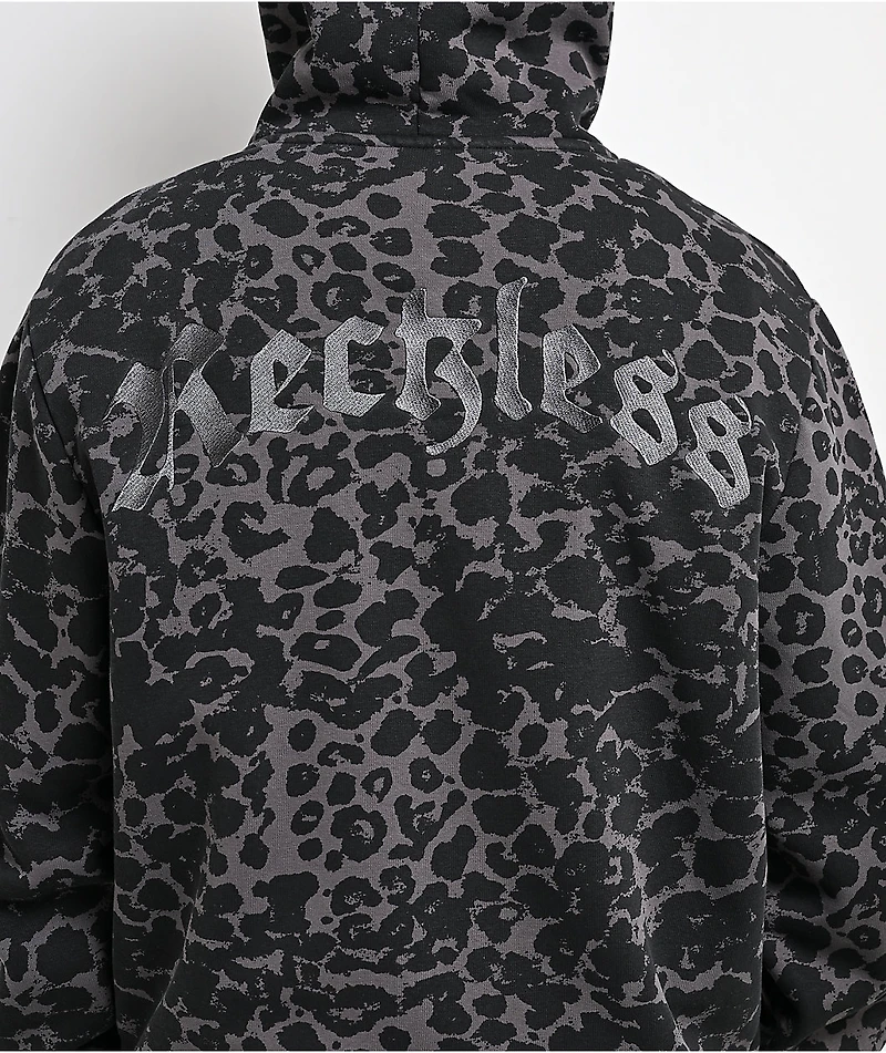 DGK Reckless Black Leopard Zip Hoodie
