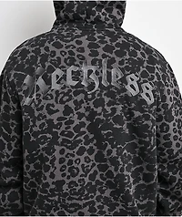 DGK Reckless Black Leopard Zip Hoodie