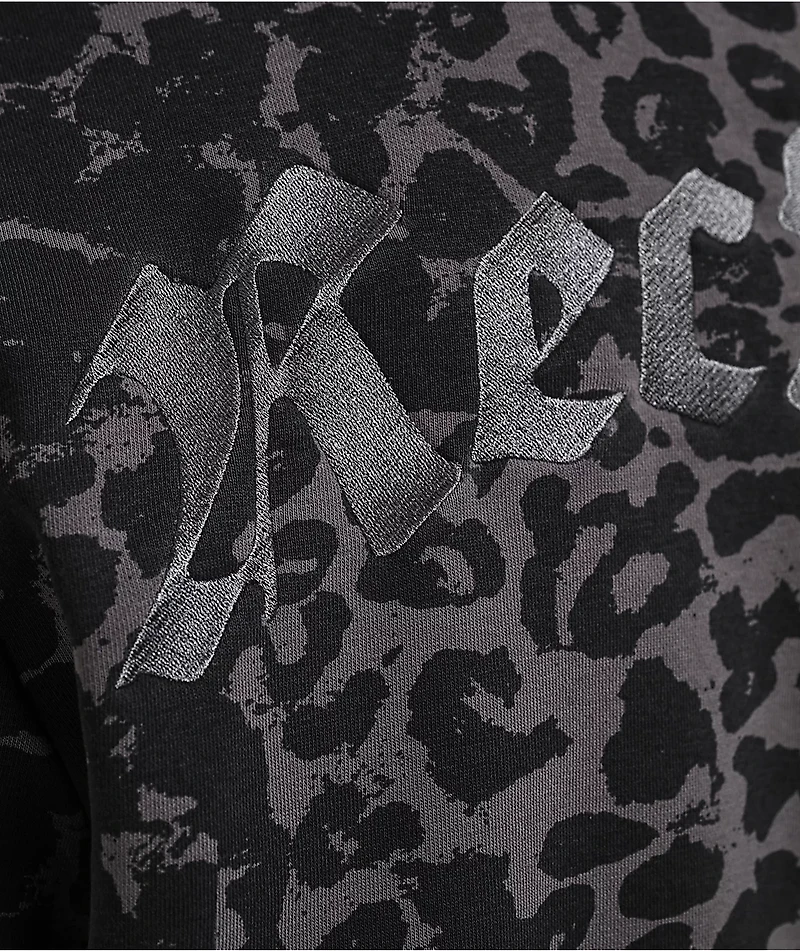 DGK Reckless Black Leopard Zip Hoodie