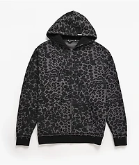 DGK Reckless Black Leopard Zip Hoodie