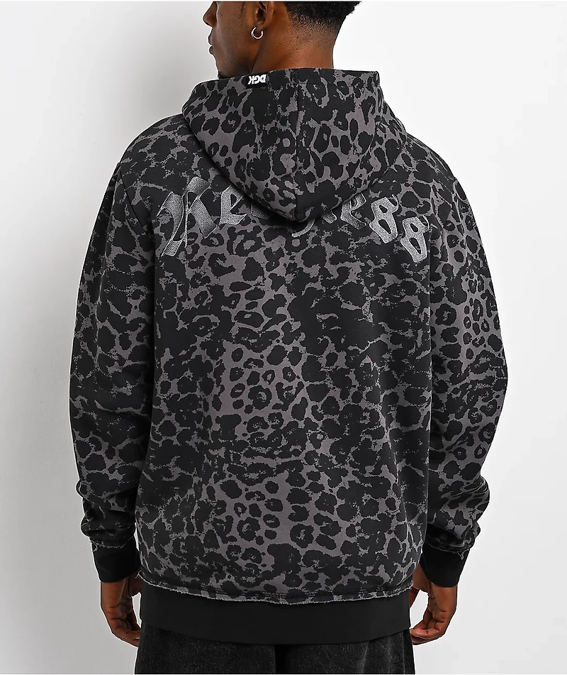 DGK Reckless Black Leopard Zip Hoodie