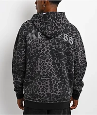 DGK Reckless Black Leopard Zip Hoodie