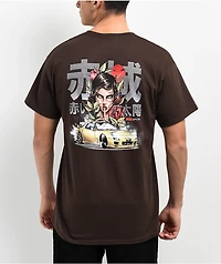 DGK Red Future Chocolate Brown T-Shirt