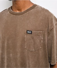 DGK Redemption 2.0 Brown Wash Pocket T-Shirt