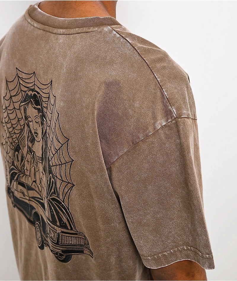 DGK Redemption 2.0 Brown Wash Pocket T-Shirt
