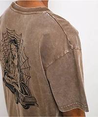 DGK Redemption 2.0 Brown Wash Pocket T-Shirt