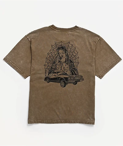 DGK Redemption 2.0 Brown Wash Pocket T-Shirt