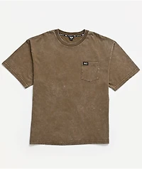 DGK Redemption 2.0 Brown Wash Pocket T-Shirt