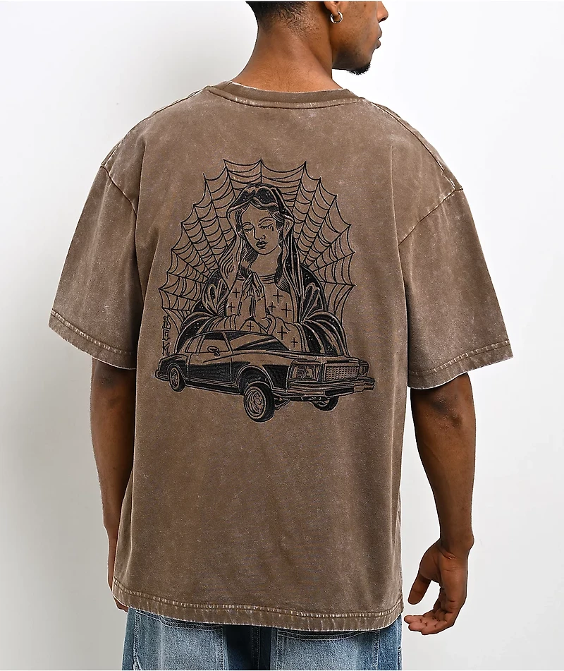 DGK Redemption 2.0 Brown Wash Pocket T-Shirt