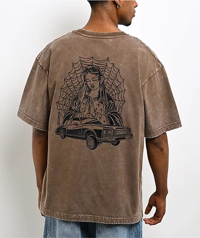 DGK Redemption 2.0 Brown Wash Pocket T-Shirt