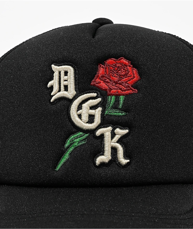 DGK Represent Black Trucker Hat