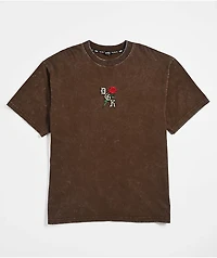 DGK Represent Heavyweight Brown Wash T-Shirt