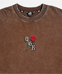 DGK Represent Heavyweight Brown Wash T-Shirt