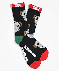DGK Rival Black Crew Socks