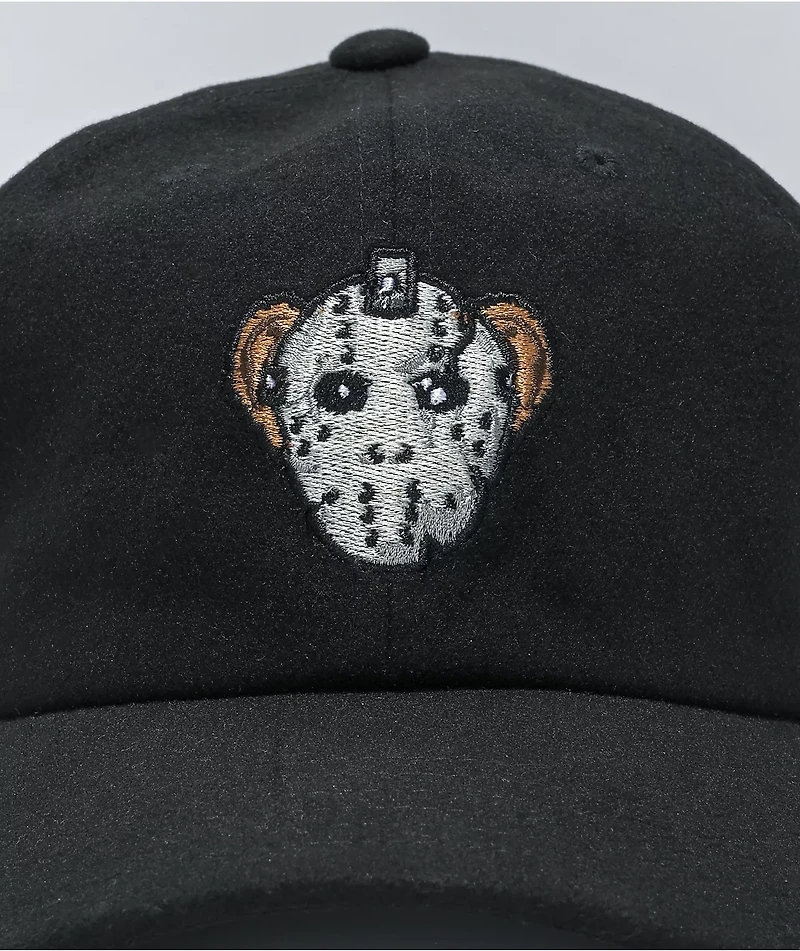 DGK Rival Black Strapback Hat