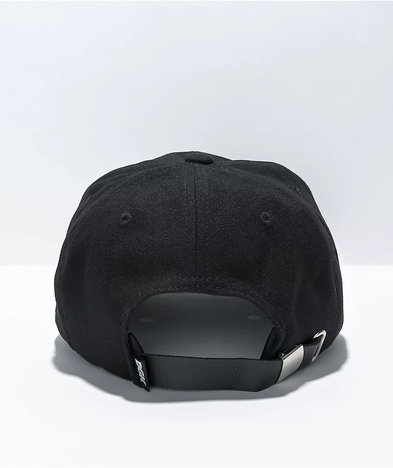 DGK Rival Black Strapback Hat