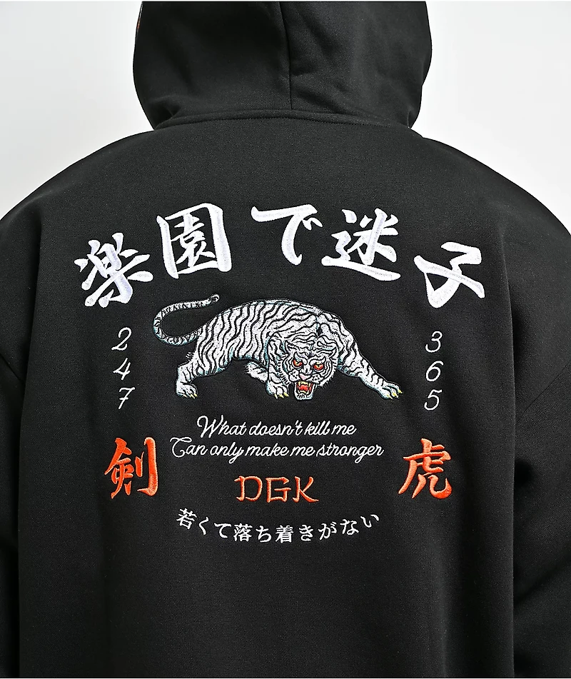 DGK Roamer Black Zip Hoodie
