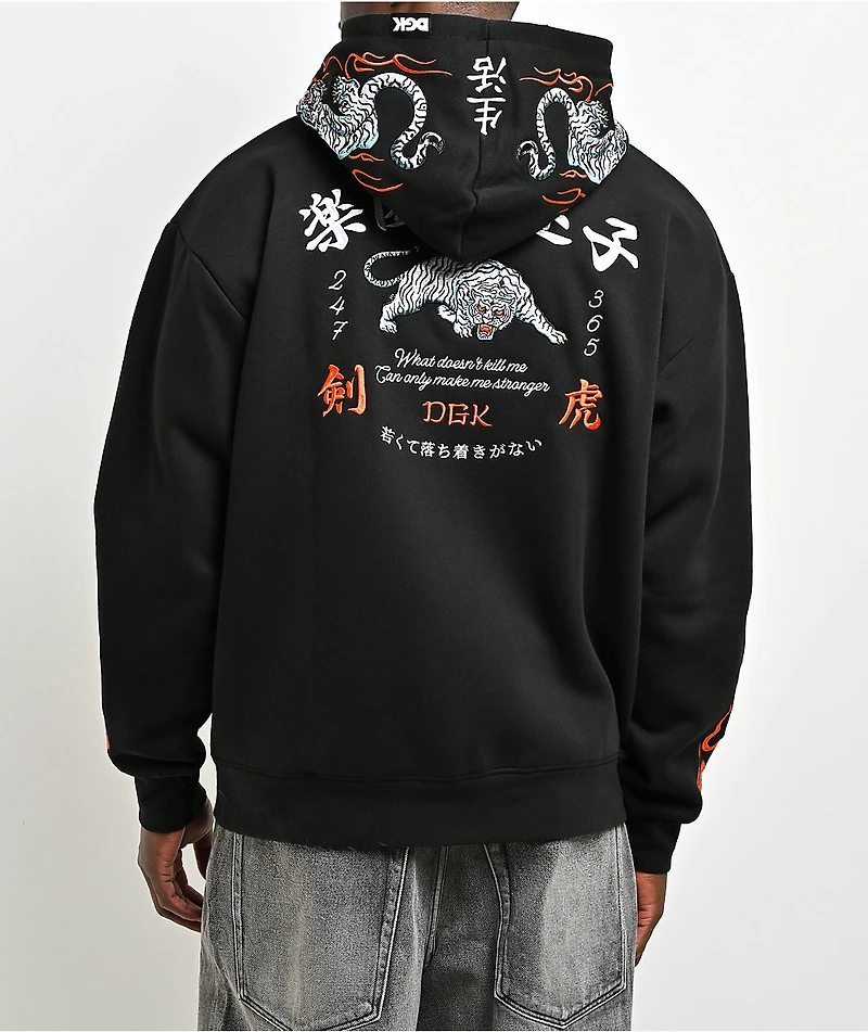 DGK Roamer Black Zip Hoodie