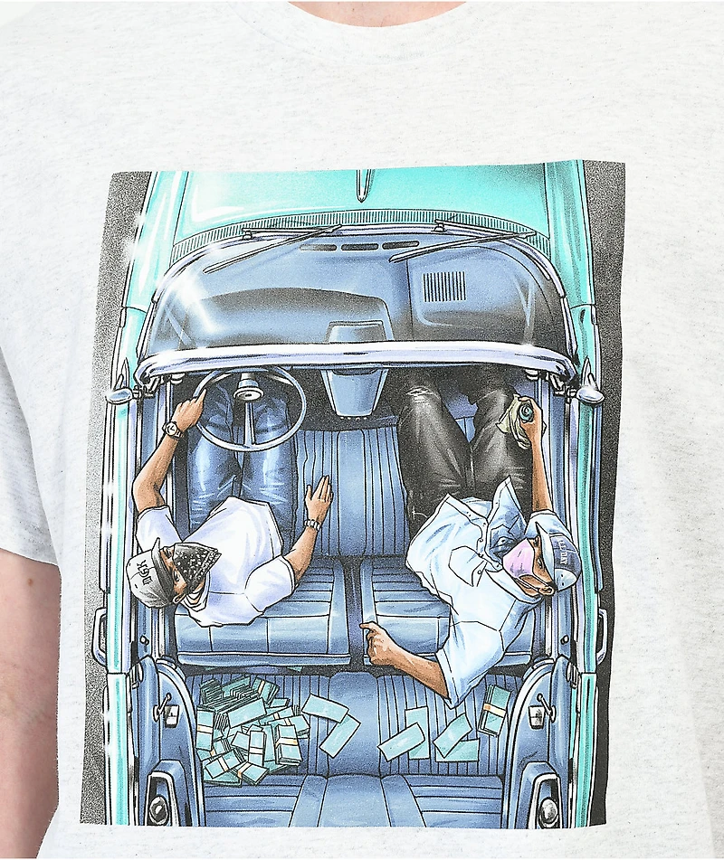DGK Rollin Low Heather Grey T-Shirt