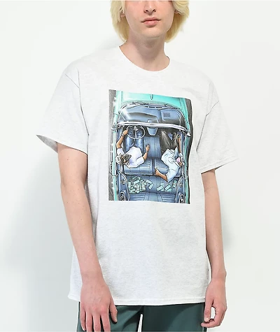 DGK Rollin Low Heather Grey T-Shirt