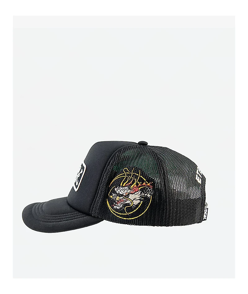 DGK Ryujin Black Trucker Hat
