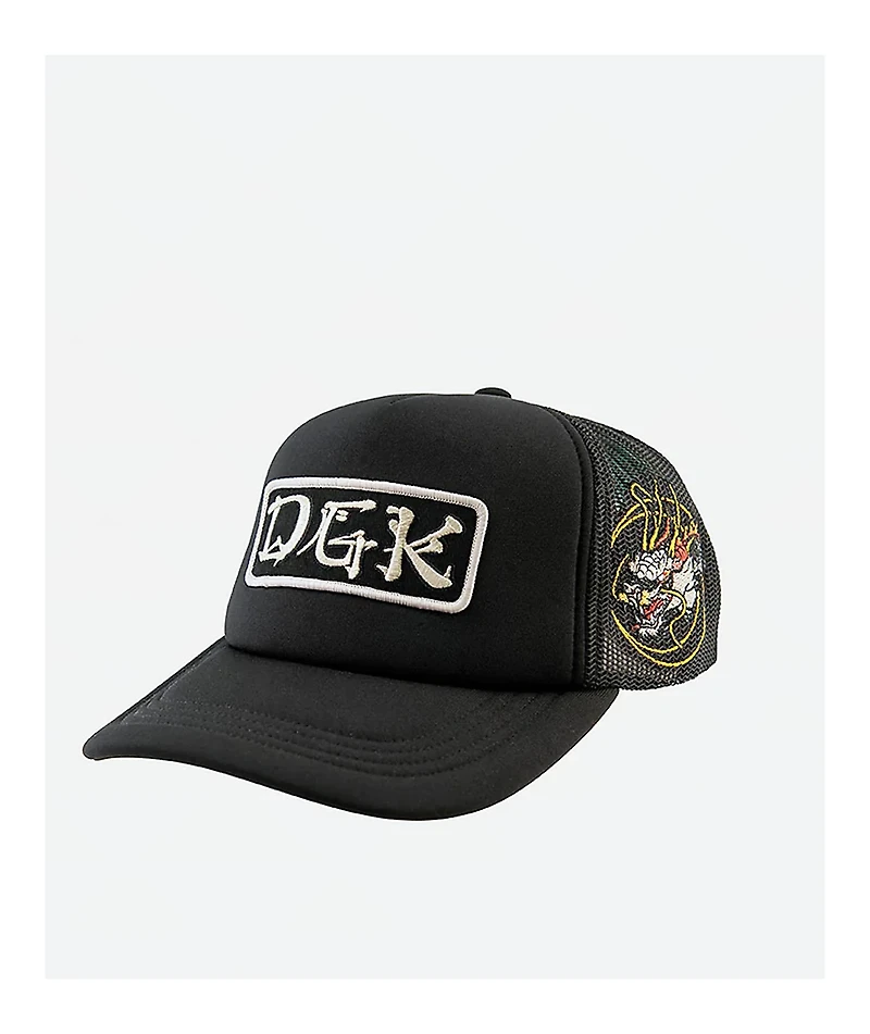 DGK Ryujin Black Trucker Hat