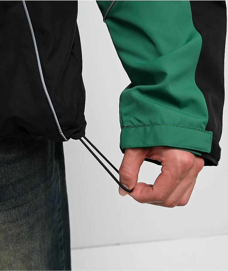 DGK Saga Green & Black Windbreaker Jacket