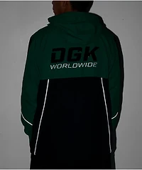 DGK Saga Green & Black Windbreaker Jacket