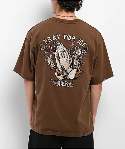 DGK Saint Brown Wash T-Shirt