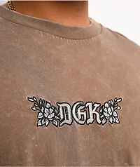 DGK Saint Light Brown Wash Boxy T-Shirt