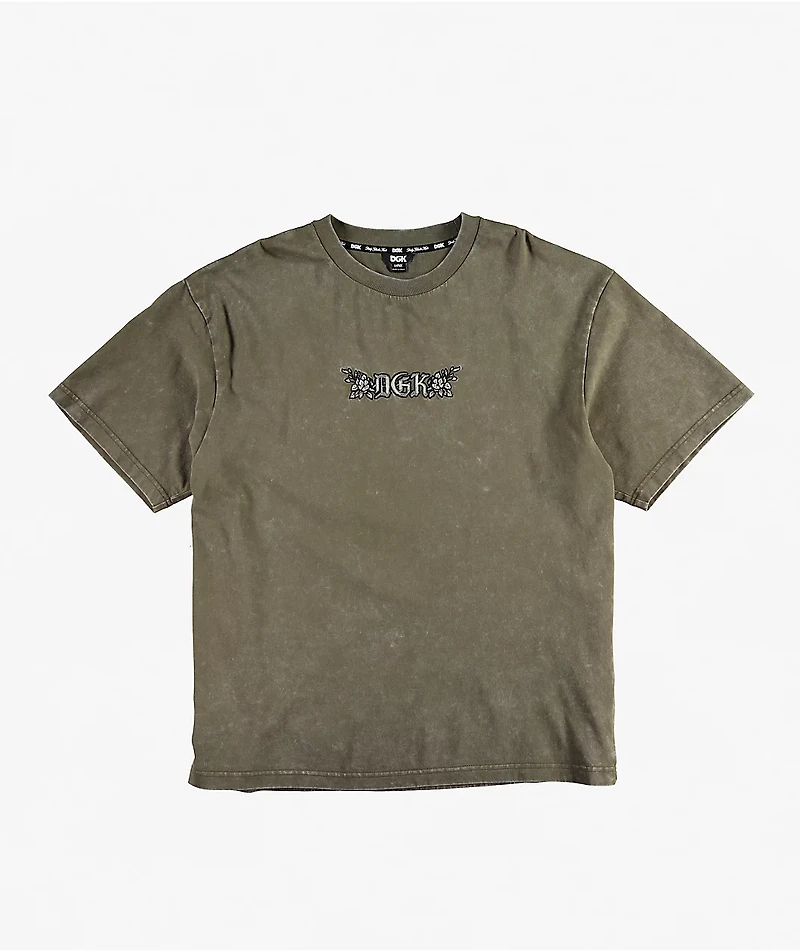 DGK Saint Light Brown Wash Boxy T-Shirt