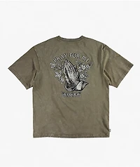 DGK Saint Light Brown Wash Boxy T-Shirt