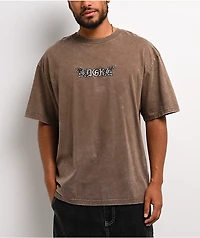 DGK Saint Light Brown Wash Boxy T-Shirt