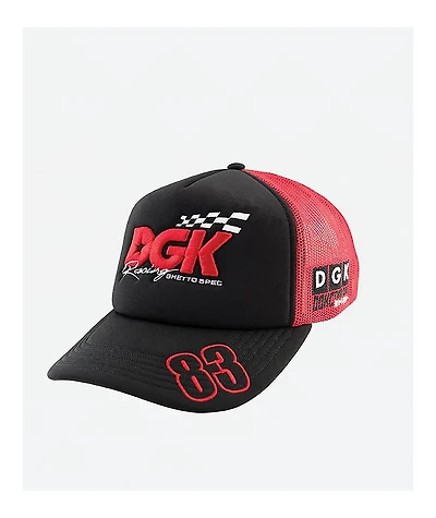 DGK Sakura Black & Red Trucker Hat