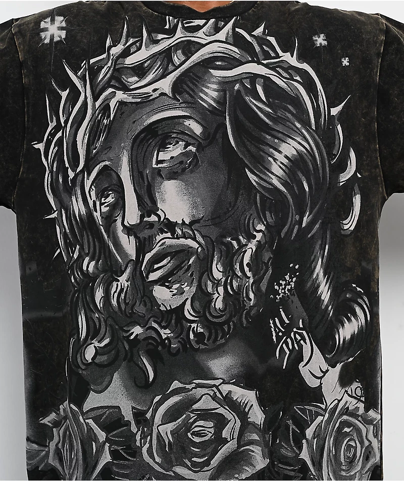 DGK Save Us Black Wash T-Shirt