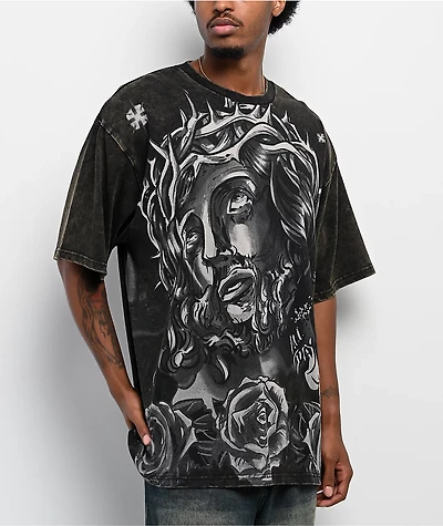 DGK Save Us Black Wash T-Shirt