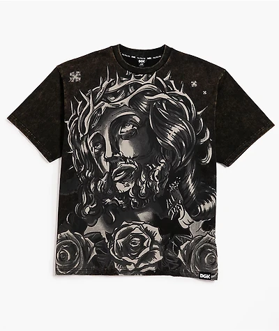 DGK Save Us Washed Black T-Shirt