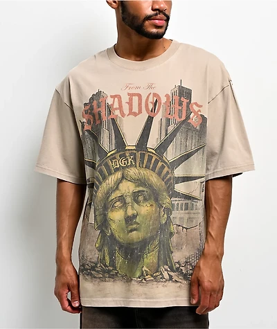 DGK Shadows Cream T-Shirt