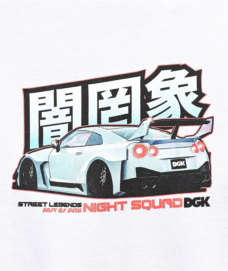 DGK Shibuya White T-Shirt