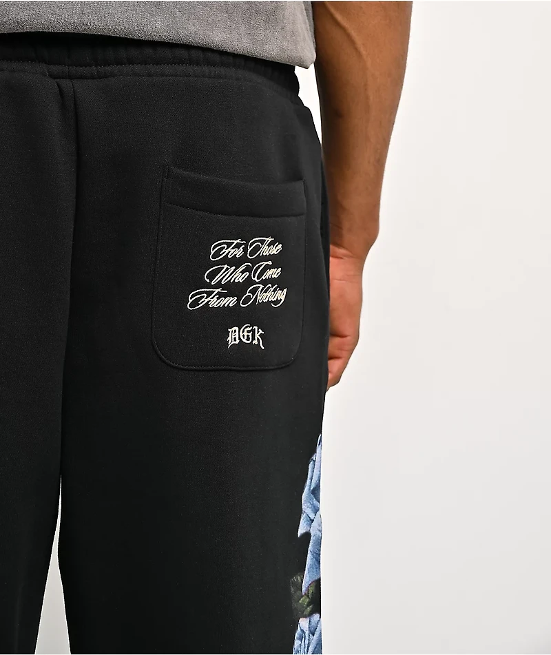 DGK Shrine Black Sweatpants