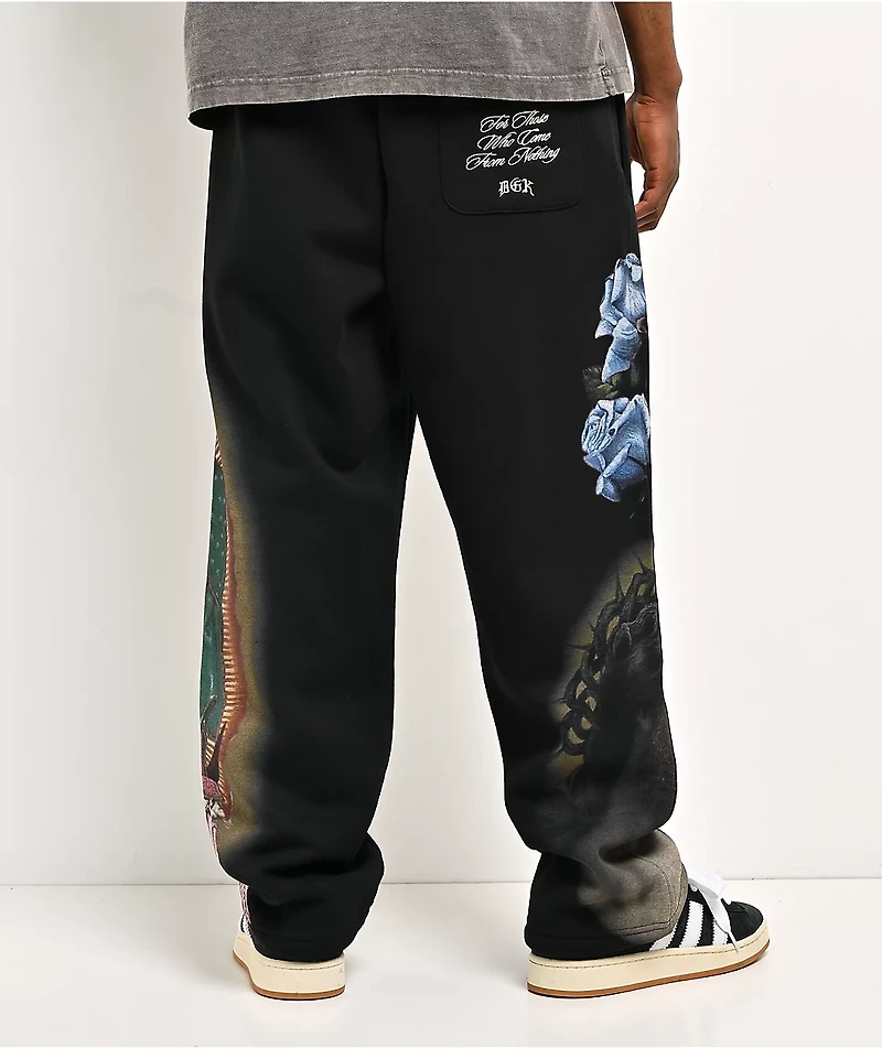 DGK Shrine Black Sweatpants