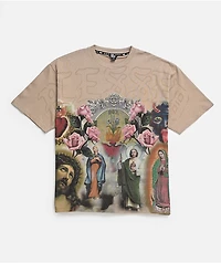 DGK Shrine Tan Wash Boxy T-Shirt