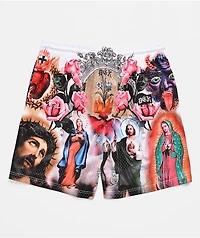 DGK Shrine White Mesh Shorts