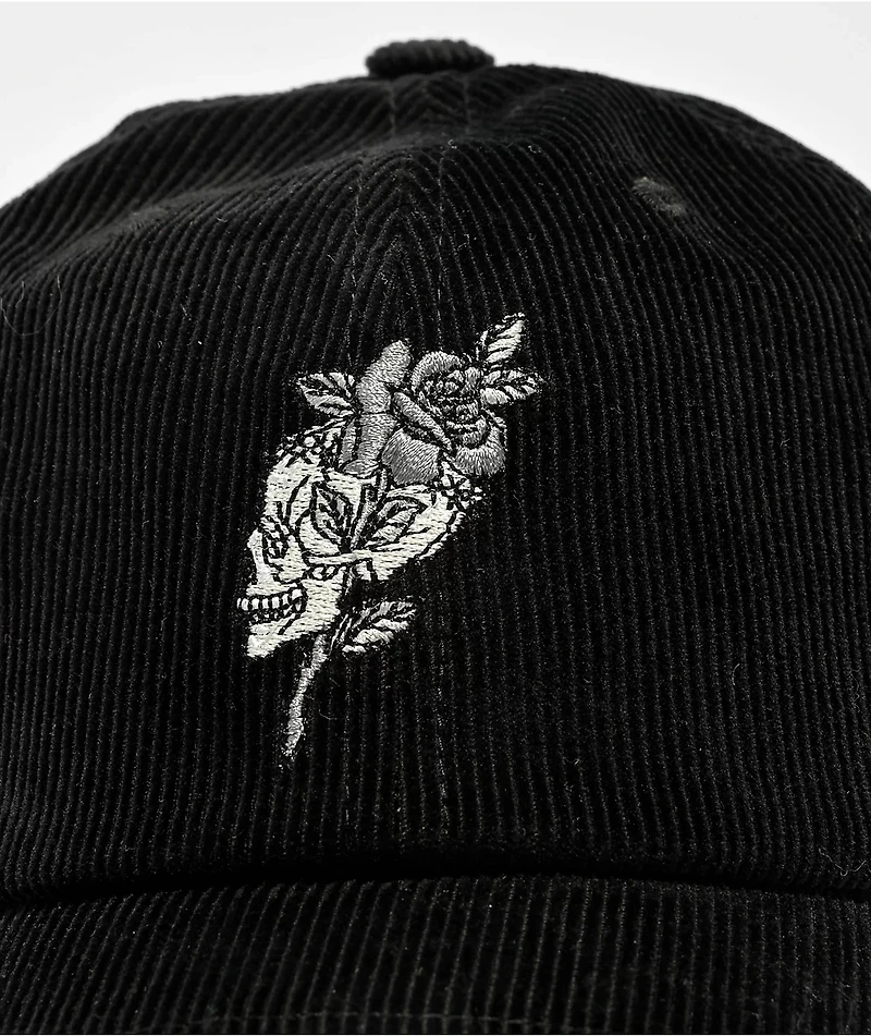 DGK Stay True Black Corduroy Strapback Hat
