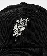 DGK Stay True Black Corduroy Strapback Hat