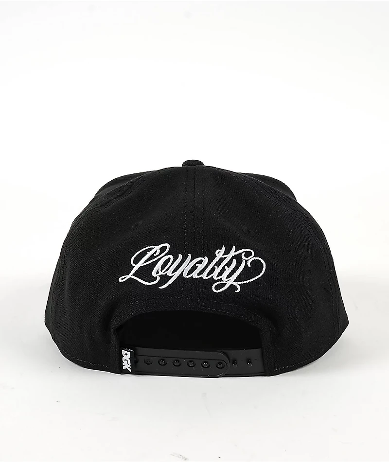 DGK Stay True Black Snapback Hat