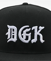DGK Stay True Black Snapback Hat
