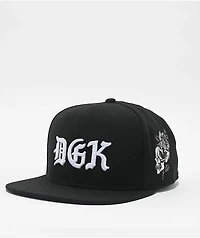 DGK Stay True Black Snapback Hat