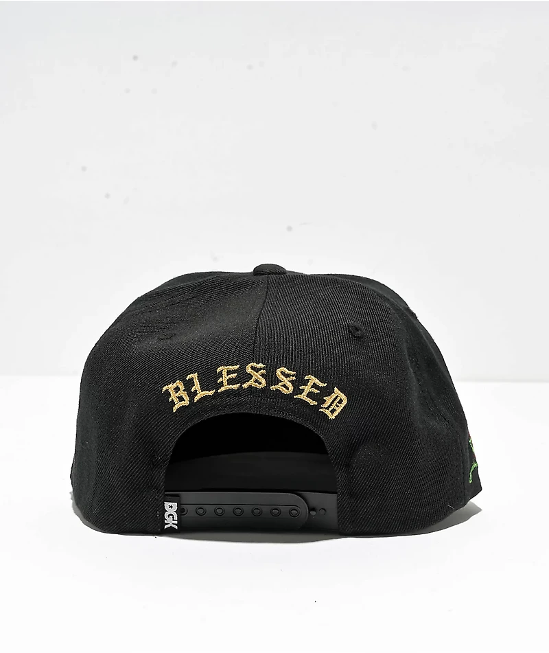 DGK Thorn Black Snapback Hat
